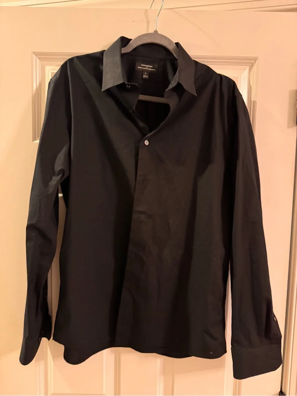 Banana Republic Black Men's Dress Shirt